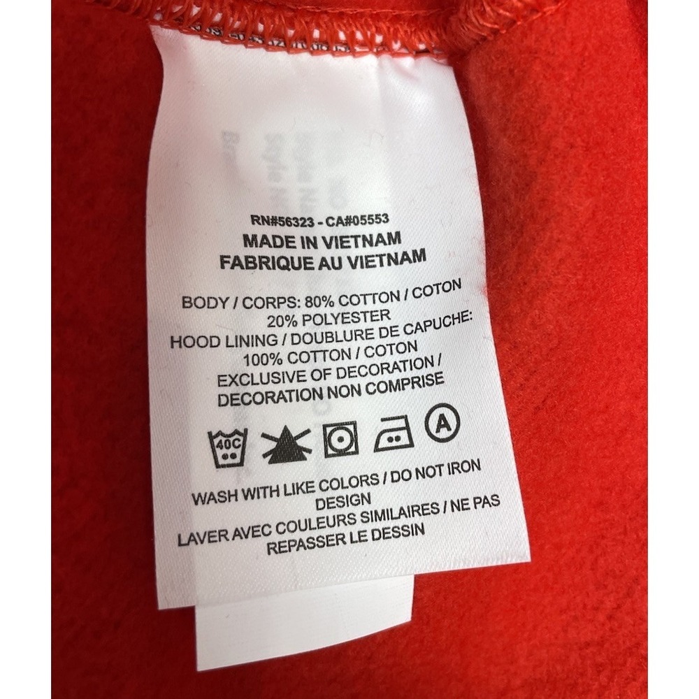 NEW Nike Sportswear Club Hoodie Sweatshirt Mens 4XLT Tall Fleece Red M31777 - Picture 5 of 8
